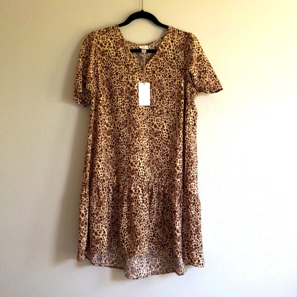 Leopard print dress NWT